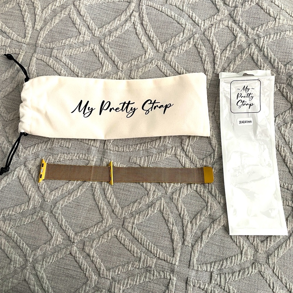 Gold mesh Apple Watch band 38/40/41mm